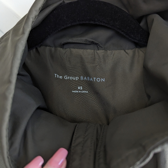 Aritzia the group by baton raindrop anorak rain jacket hooded coat sz XS/ S - Picture 7 of 8